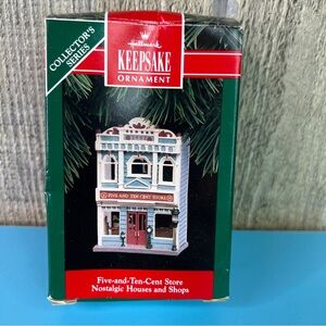 Hallmark Keepsake Ornament Nostalgic Houses & Shops Five-&-10 cent Store 1992